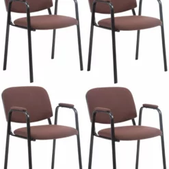 CLP 4er Set Besucherstühle Ken PRO Stoff Schwarz -Vidaxl Verkäufe 82289bdb 17a5 4b8d af37 77230915e2c7 1 scaled