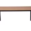 PROREGAL Bürotisch Wolf | Rechteckig | HxBxT 75x160x80 Cm | Schwarz-Buche