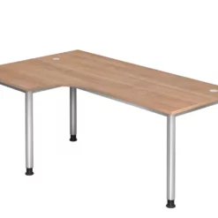 Lullmann Freiformtisch Helsinki - 680-760 X 2000 X 1200/800 Mm - 4-Fuß-Gestell - Weißaluminium/buche -Vidaxl Verkäufe 85dbeb25 8898 4bbb 8bc0 f6e8b8f0c4ad