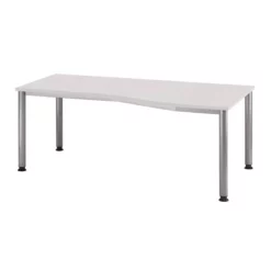 Lullmann Freiformtisch Helsinki - 680-760 X 1800 X 1000/800 Mm - 4-Fuß-Gestell - Weißaluminium/ahorn -Vidaxl Verkäufe 86b9f49a fbca 42bc 80ea 80b77355c42e 2