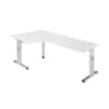 Lullmann Freiformtisch Osaka - 650-850 X 2000 X 1200/800 Mm - C-Fuß Design - Weißaluminium/weiß -Vidaxl Verkäufe 8daa23d0 9ea1 4b93 b65e 8a89cb244773