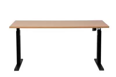 PROREGAL Elektrisch Höhenverstellbarer Schreibtisch Zebra | HxBxT 70-116x180x80 Cm | Weiß-Buche 5 PROREGAL Elektrisch Höhenverstellbarer Schreibtisch Zebra | HxBxT 70-116x180x80 Cm | Weiß-Buche – Bild 3