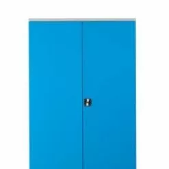 PROREGAL Stahlschrank Bee | HxBxT 195 X 120 X 60 Cm |Grau-Hellblau