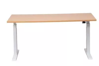 PROREGAL Elektrisch Höhenverstellbarer Schreibtisch Zebra | HxBxT 70-116x140x80 Cm | Weiß-Buche 3 PROREGAL Elektrisch Höhenverstellbarer Schreibtisch Zebra | HxBxT 70-116x140x80 Cm | Weiß-Buche