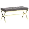 VidaXL Bank 99 Cm Grau Samt Und Edelstahl -Vidaxl Verkäufe 980d0d9b 7bc7 4e02 b472 dd79274a1d9d 3