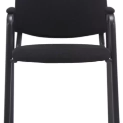 CLP 4er Set Besucherstühle Ken PRO Stoff Schwarz -Vidaxl Verkäufe 98ae4e31 2b58 4404 93de aba7a65e4a5d