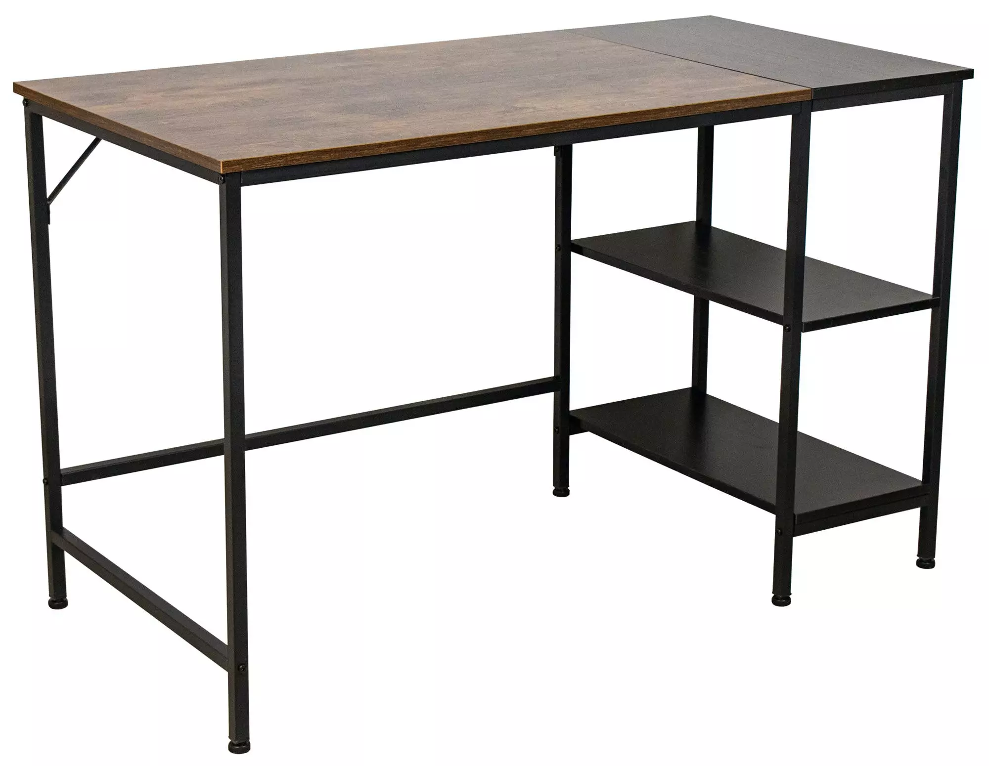 CLP Schreibtisch Billings Schwarz/braun 5 CLP Schreibtisch Billings Schwarz/braun – Bild 3