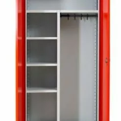 PROREGAL Garderobenspind Seal | HxBxT 195x92x42 Cm | Grau-Rot -Vidaxl Verkäufe 9de29c25 2d21 4347 bf57 874fee9be0eb