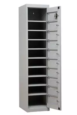 PROREGAL Postverteilerschrank Crane | HxBxT 180x40x50 Cm | Grau 9 PROREGAL Postverteilerschrank Crane | HxBxT 180x40x50 Cm | Grau – Bild 7