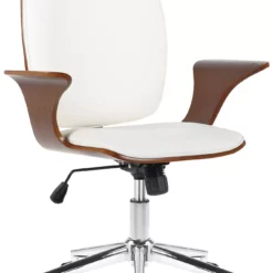 CLP Bürostuhl Burbank Kunstleder Walnuss/schwarz -Vidaxl Verkäufe 9f1d3bcc 20bc 4ac1 a962 0f42a17b4c1b