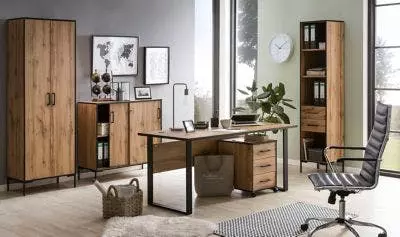 Null Möbelpartner Schiebetürenschrank Panda | HxBxT 96x100x41 Cm |Eiche Von PROREGAL 8 Null Möbelpartner Schiebetürenschrank Panda | HxBxT 96x100x41 Cm |Eiche Von PROREGAL – Bild 6