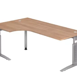 Lullmann Freiformtisch Canberra - 650-850 X 2000 X 1200/800 Mm - C-Fuß Design - Weißaluminium/lichtgrau -Vidaxl Verkäufe a3726c3f f13a 4632 8426 6fd6db629430 3