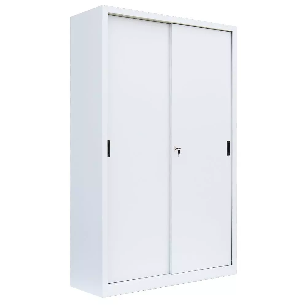 Lullmann XXL Schiebetürenschrank Büro Aktenschrank Sideboard Aus Stahl Grau 1950 X 1200 X 450 Mm (H XB XT) 550160 4 Lullmann XXL Schiebetürenschrank Büro Aktenschrank Sideboard Aus Stahl Grau 1950 X 1200 X 450 Mm (H XB XT) 550160 – Bild 2