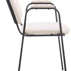 CLP 4er Set Besucherstühle Ken PRO Kunstleder Creme -Vidaxl Verkäufe ab961281 8804 4b3f 8b3e a71a80c36469