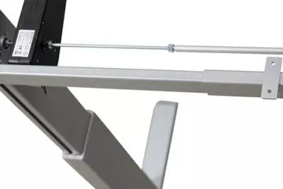 PROREGAL Elektrisch Höhenverstellbarer Schreibtisch Zebra | HxBxT 70-116x160x80 Cm | Silber-Grau 9 PROREGAL Elektrisch Höhenverstellbarer Schreibtisch Zebra | HxBxT 70-116x160x80 Cm | Silber-Grau – Bild 7