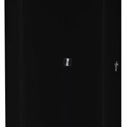 Lullmann Set Stahl Aktenschänke In Schwarz 195x92,5x42,2cm + 180x80x38cm (530349+530339) 530399