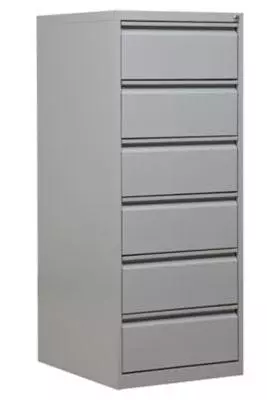 PROREGAL Karteischrank Mare| 6 Schubladen | HxBxT 132x53x62 Cm | Grau 8 PROREGAL Karteischrank Mare| 6 Schubladen | HxBxT 132x53x62 Cm | Grau – Bild 6