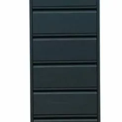 PROREGAL Karteischrank Mare| 6 Schubladen | HxBxT 132x53x62 Cm | Anthrazit