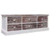 VidaXL Flurbank Braun 115x30x40 Cm Holz