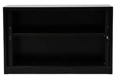 PROREGAL Rollladenschrank Weasel | 2 Ordernhöhen | HxBxT 75x120x46 Cm | Schwarz 9 PROREGAL Rollladenschrank Weasel | 2 Ordernhöhen | HxBxT 75x120x46 Cm | Schwarz – Bild 7