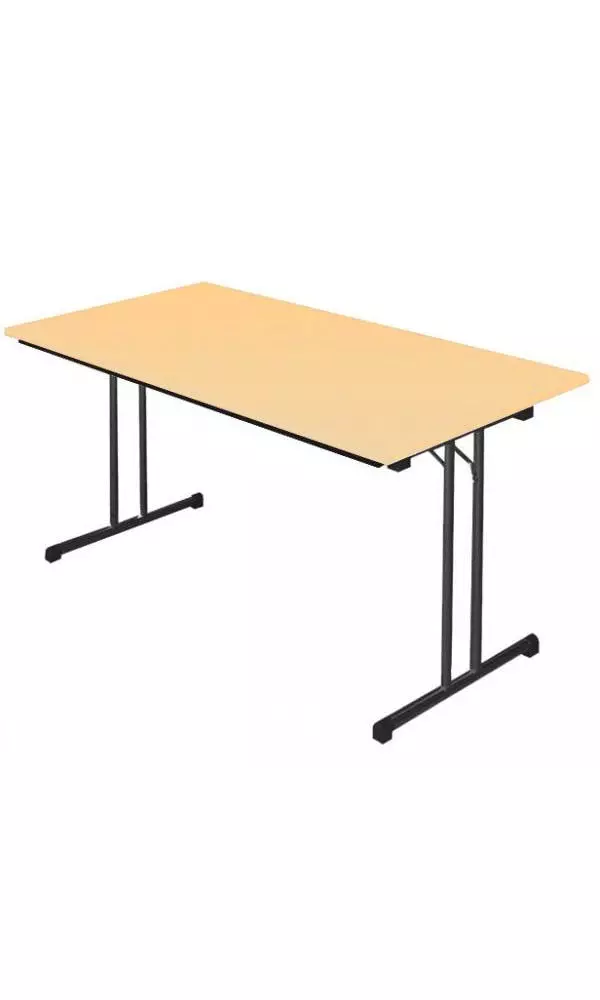 Lullmann Klapptisch Besprechungstisch Kantinentisch Verkaufstisch Schreibtisch 180 X 80 Cm RAL 9005 Schwarz/Ahorn-Dekor 7 Lullmann Klapptisch Besprechungstisch Kantinentisch Verkaufstisch Schreibtisch 180 X 80 Cm RAL 9005 Schwarz/Ahorn-Dekor – Bild 5