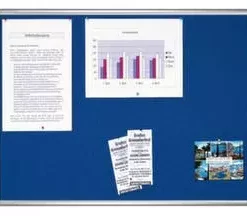 Franken Pinntafel, HxB 600x900mm, Pinnbar, Tafel Filz, Blau, Rahmen Alu, Silber -Vidaxl Verkäufe b95817ff e3cf 45e2 a586 da5d978f8263 2