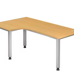 Lullmann Freiformtisch Quebec - 680-760 X 2000 X 1200/800 Mm - 4-Fuß-Gestell - Weißaluminium/lichtgrau -Vidaxl Verkäufe bcc42598 4089 4788 a22a ad07333eddd0 1