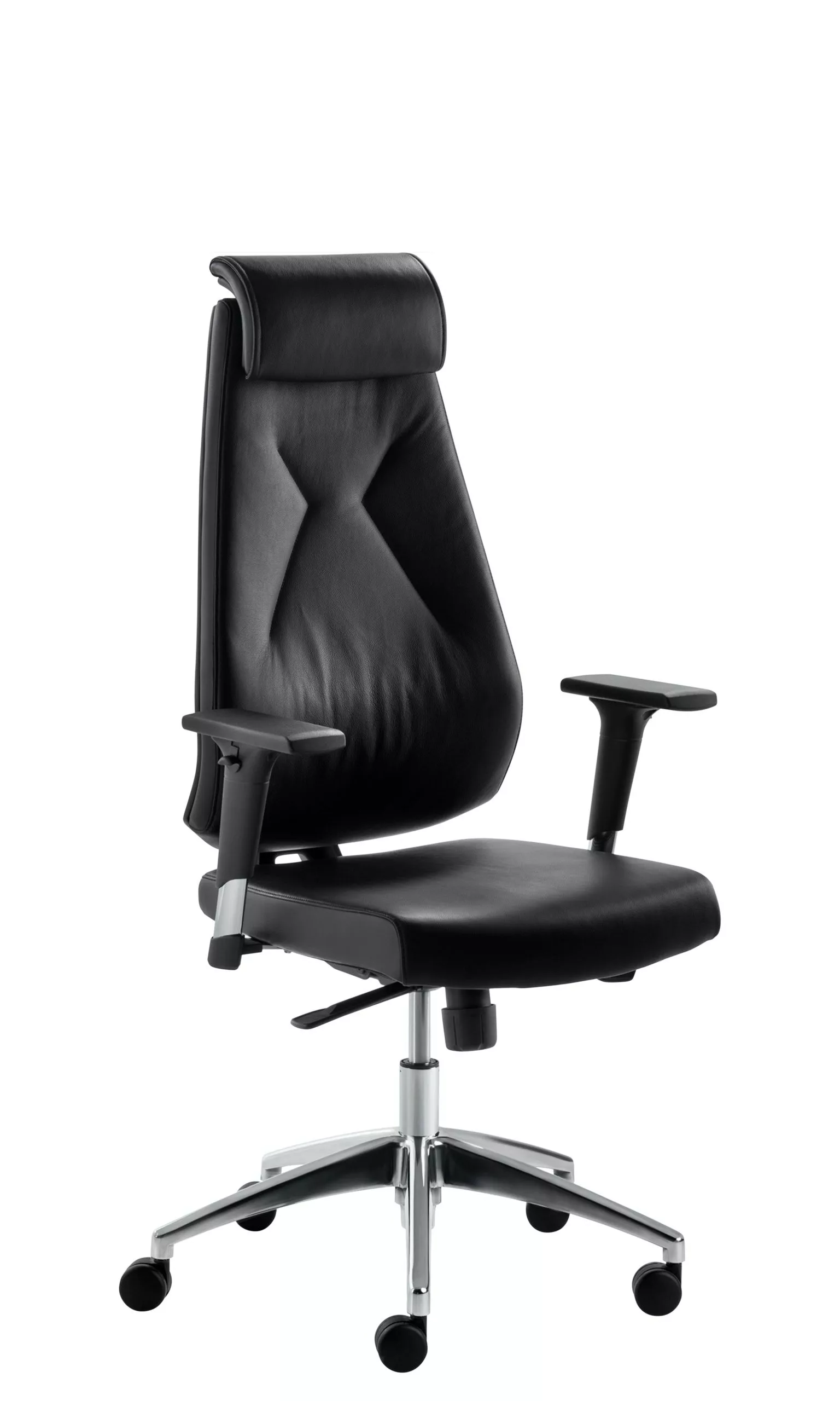 VidaXL Chefsessel Schwarz 6 VidaXL Chefsessel Schwarz – Bild 4