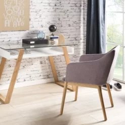 VidaXL Schreibtisch 110 X 55 X 78 Cm Massivholz Und Stahl -Vidaxl Verkäufe bfd0d0c0 a388 49fe 8a47 68ee06ddf99d scaled