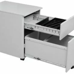 PROREGAL Rollcontainer Lynx | 1 Schublade & 1 Hängeschub| HxBxT 61x40x60 Cm | Grau -Vidaxl Verkäufe c115cb2b 618c 4155 8295 cfafb2187765