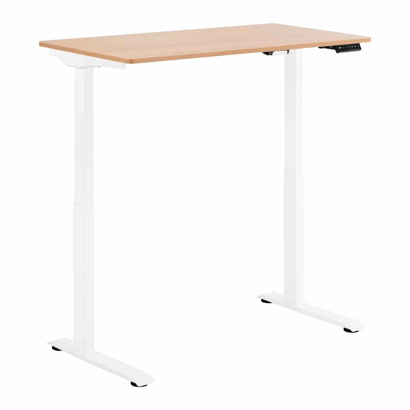 Null Schreibtisch Höhenverstellbar - 90 W - 730 - 1.233 Mm - Braun/weiß 9 Null Schreibtisch Höhenverstellbar - 90 W - 730 - 1.233 Mm - Braun/weiß – Bild 7