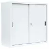 Lullmann Schiebetürenschrank Büro Aktenschrank Sideboard Aus Stahl Weiß 1090 X 1200 X 450 Mm (HxBxT) 550147 -Vidaxl Verkäufe c15f1e41 acd8 43d8 92ab cc29edefecad 1