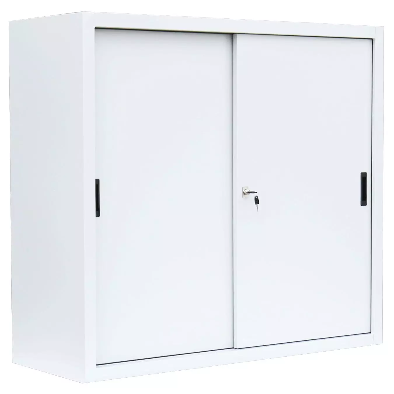 Lullmann Schiebetürenschrank Büro Aktenschrank Sideboard Aus Stahl Schwarz 1090 X 1200 X 450 Mm (HxBxT) 550149 4 Lullmann Schiebetürenschrank Büro Aktenschrank Sideboard Aus Stahl Schwarz 1090 X 1200 X 450 Mm (HxBxT) 550149 – Bild 2