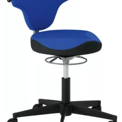 Mayer-sitzmobel Mayer Sitzmöbel, Funktionsdrehstuhl MyTORRO SIT Mit Vitalsitz, Dunkelblau/Brillantschwarz, 1351V_756