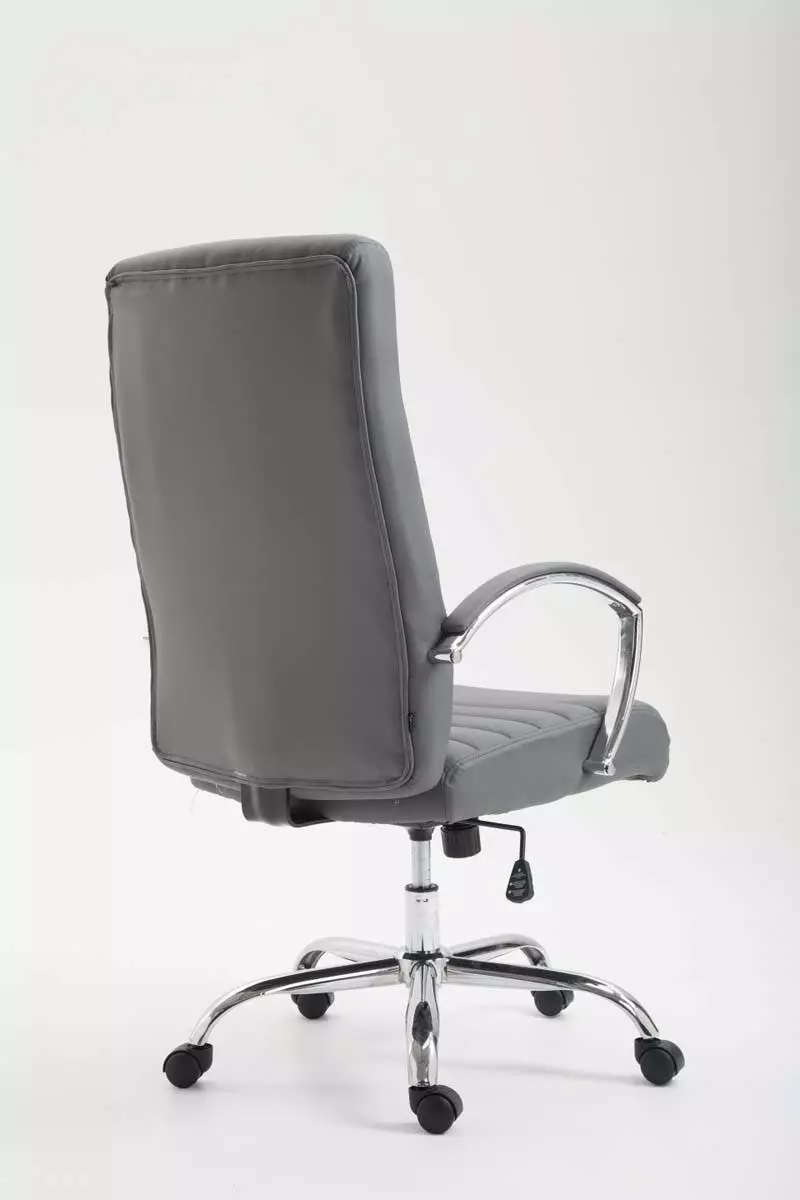 CLP Bürostuhl Valais Kunstleder Grau 8 CLP Bürostuhl Valais Kunstleder Grau – Bild 6