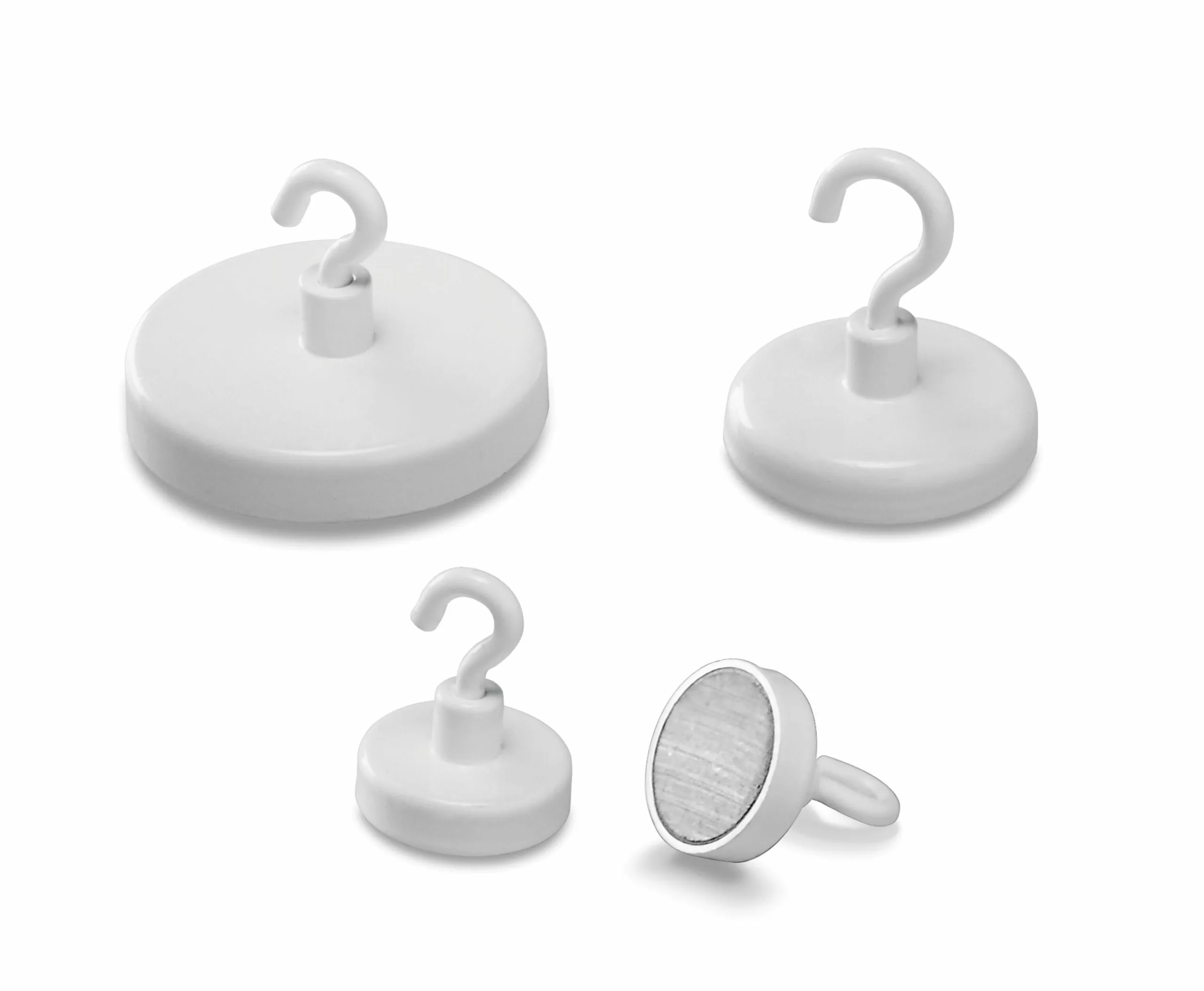 Null Hakenmagnet, Weiß 5 Null Hakenmagnet, Weiß – Bild 3