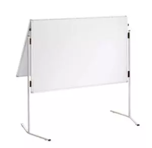 Maul Moderationstafel, HxB 1950x1200mm, Tafel HxB 1500x1200mm, Pinnbar, Magnethaftend, Tafel Textil/Whiteboard, Blau/weiß, Klappbar 9 Maul Moderationstafel, HxB 1950x1200mm, Tafel HxB 1500x1200mm, Pinnbar, Magnethaftend, Tafel Textil/Whiteboard, Blau/weiß, Klappbar – Bild 7