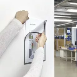 Null Magnetofix-Magnetrahmen, 5 Stück Grau