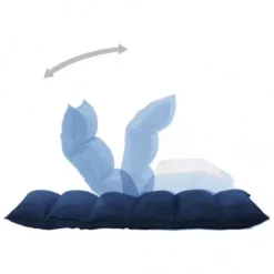 VidaXL Bodenstuhl Faltbar Blau Stoff -Vidaxl Verkäufe c5830e0b c990 4c40 94d9 79da2c17b54b