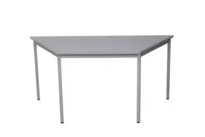 PROREGAL Bürotisch Wolf | Trapez | HxBxT 75x140x70 Cm | Grau 7 PROREGAL Bürotisch Wolf | Trapez | HxBxT 75x140x70 Cm | Grau – Bild 5