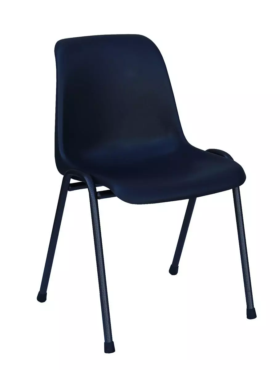 Lullmann 25x Formschalenstuhl Basic, 470/780 X 485 X 500 Mm, Schwarz 6 Lullmann 25x Formschalenstuhl Basic, 470/780 X 485 X 500 Mm, Schwarz – Bild 4