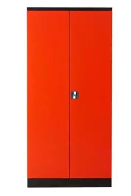 PROREGAL Stahlschrank Bee | HxBxT 195x92x42 Cm | Weiß-Rot 5 PROREGAL Stahlschrank Bee | HxBxT 195x92x42 Cm | Weiß-Rot – Bild 3
