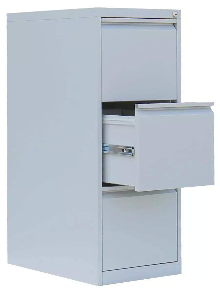 Lullmann Büro Hängeregistratur Schrank Für DIN A4 Hängemappen 101x40x62cm (HxBxT) Lichtgrau 9 Lullmann Büro Hängeregistratur Schrank Für DIN A4 Hängemappen 101x40x62cm (HxBxT) Lichtgrau – Bild 7