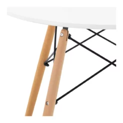 Null Fromm & Starck Tisch - Rund - Ø 80 Cm - Weiß - Schwarze Stahlstreben -Vidaxl Verkäufe ca9fd2a7 80e8 4d4d 8043 b09d981d621c