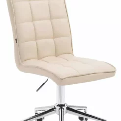 CLP Arbeitshocker Peking V2 Kunstleder Creme