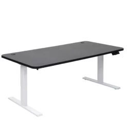 Null Schreibtisch HWC-D40, Computertisch, Elektrisch Höhenverstellbar 160x80cm 53kg ~ Weiß, Weiß -Vidaxl Verkäufe cb48d233 09eb 43c1 972c 6b5274bbee99 1