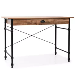 VidaXL Schreibtisch 110 X 55 X 78 Cm Massivholz Und Stahl -Vidaxl Verkäufe d032df3d d045 4829 9d3c 9177fceb3561 1