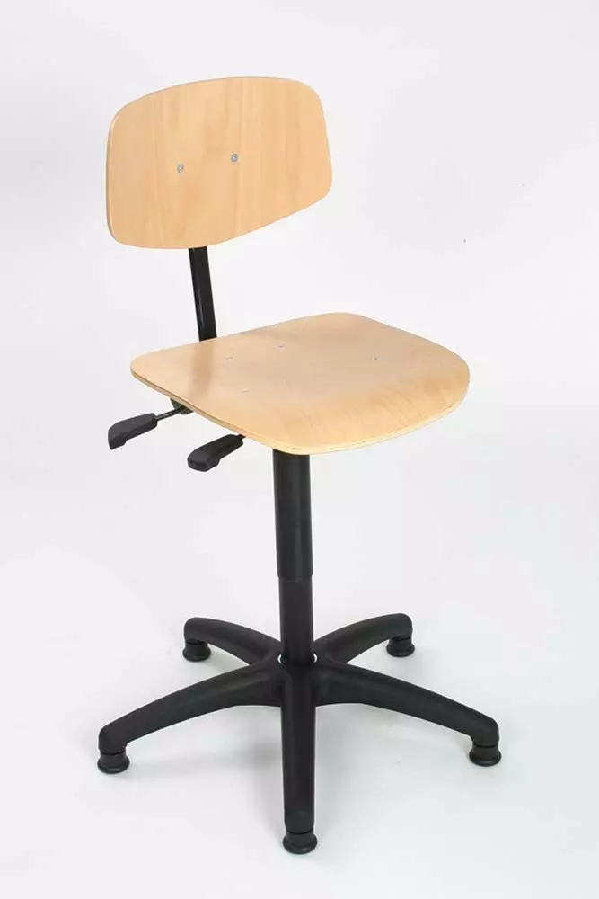 PROREGAL Arbeitsstuhl Arlington Mit Asynchron-Mechanik | Bodengleiter | Polster Anthrazit 5 PROREGAL Arbeitsstuhl Arlington Mit Asynchron-Mechanik | Bodengleiter | Polster Anthrazit – Bild 3