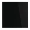 Null Design-Glasboard, Magnetisch, Tief-schwarz