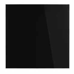 Null Design-Glasboard, Magnetisch, Tief-schwarz